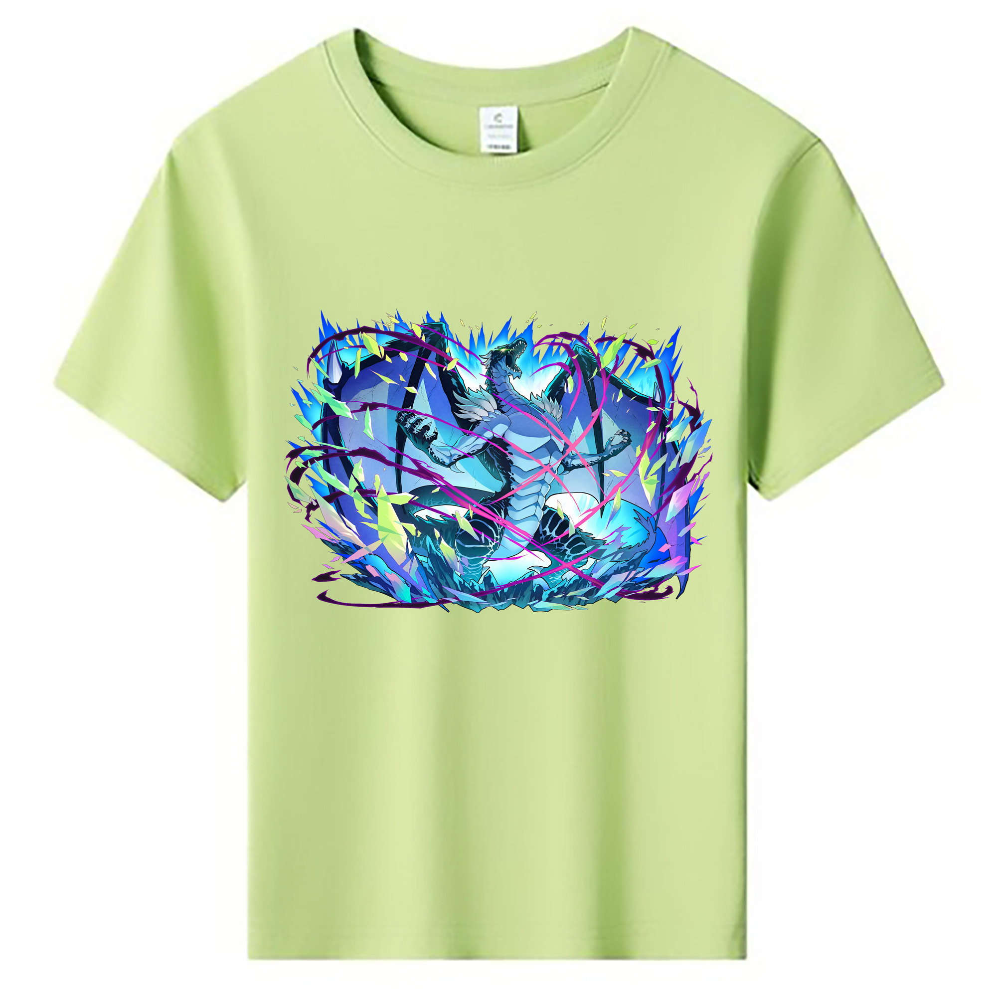 （画像用） 転スラ Regarding Reincarnated to Slime 綿100％キッズTシャツ（フロントプリント）
